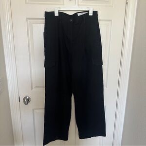 rag & bone Women's Black Wide Leg Pants